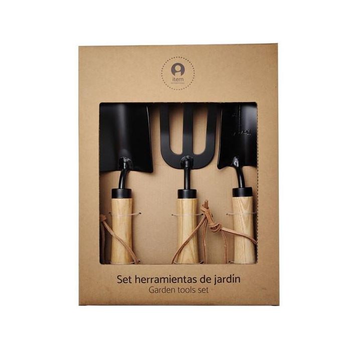 Utensilios Terraza Y Jardin DKD Home Decor Marron Negro 10 x 35 x 10 cm Set de 3 1 Utensilios Terraza Y Jardin DKD Home Decor Marron Negro 10 x 35 x 10 cm Set de 3 1