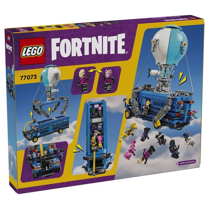 Lego Fortnite 77073 Battle Bus: Set de Construcción Inspirado en el Videojuego para Coleccionistas 1