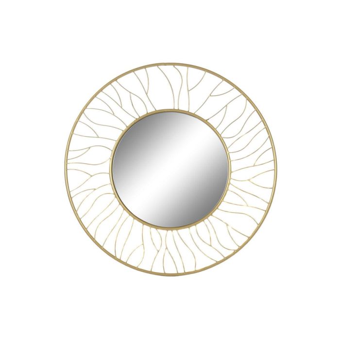 Espejo de pared Home ESPRIT Dorado 70 x 2 x 70 cm Espejo de pared Home ESPRIT Dorado 70 x 2 x 70 cm