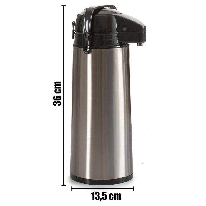 Termo con Grifo Kinvara Acero Inoxidable 1,9L - 17x35,5x13 cm (4 Unidades) 4 Termo con Grifo Kinvara Acero Inoxidable 1,9L - 17x35,5x13 cm (4 Unidades) 4