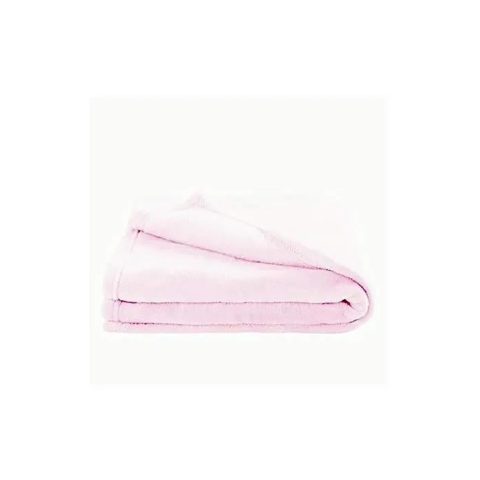 Domiva Manta de microfibra DOUX NID para bebé, 100x150cm, Rosa claro 1 Domiva Manta de microfibra DOUX NID para bebé, 100x150cm, Rosa claro 1