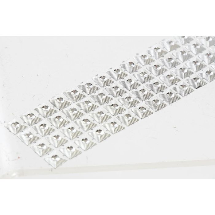 DKD Home Decor Tira Decorativa de Navidad Moderna, Color Plateado, Fabricada en PVC, Medidas 150 x 4 x 0.1 cm 1