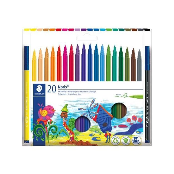 Staedtler Rotuladores Noris 326 C-Surtidos Estuche 20 Ud