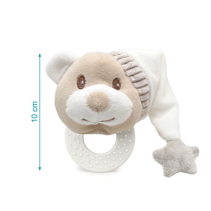 KioKids Mordedor Peluche Osito con Gorro para Bebés +0 meses | Alivia Dentición y Masajea Encías | Poliéster y EVA | Beige 3 KioKids Mordedor Peluche Osito con Gorro para Bebés +0 meses | Alivia Dentición y Masajea Encías | Poliéster y EVA | Beige 3