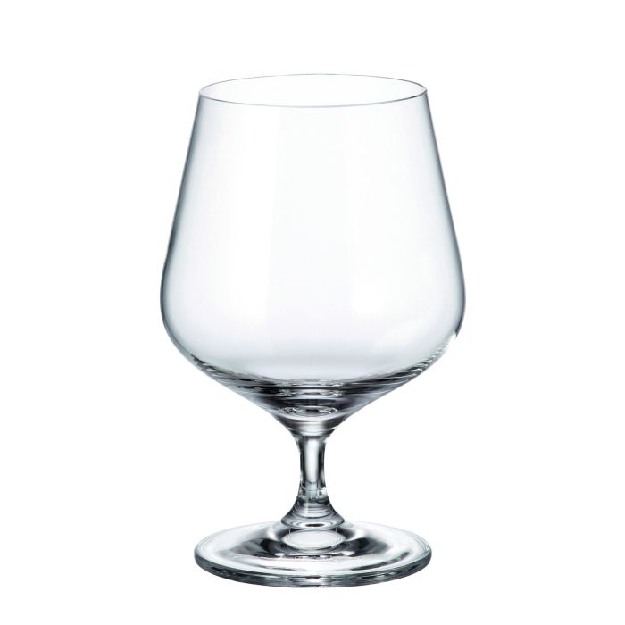 Bohemia Set de 4 Copas para Coñac Serie Sira, Capacidad 590 cc, Medidas: Ø 7.5 x 16 cm (6 Cajas) 7 Bohemia Set de 4 Copas para Coñac Serie Sira, Capacidad 590 cc, Medidas: Ø 7.5 x 16 cm (6 Cajas) 7