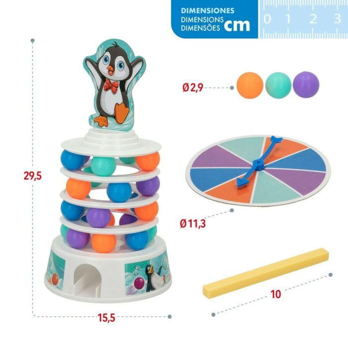 Juego de Mesa Colorbaby Pingüino (6 Unidades) 2 Juego de Mesa Colorbaby Pingüino (6 Unidades) 2