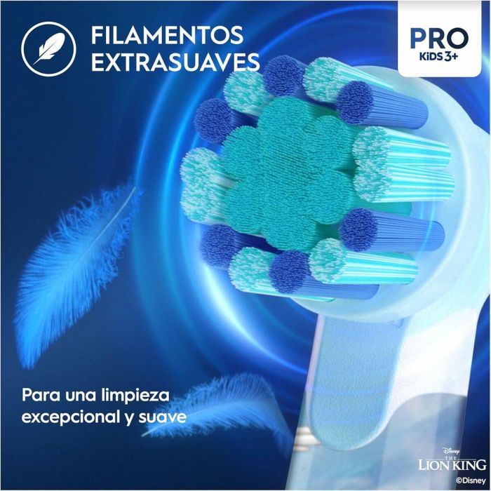 Cepillo de Dientes Eléctrico Oral-B Rey Leon Rojo Multicolor 2 Cepillo de Dientes Eléctrico Oral-B Rey Leon Rojo Multicolor 2
