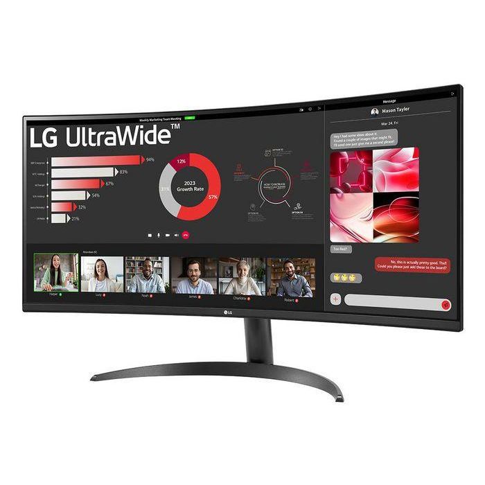 LG 34WR50QK-B Monitor Curvo Ultrapanorámico 34" WQHD (3440x1440) 21:9 1800R VA 100Hz 5ms sRGB 99% HDR10 Negro 1 LG 34WR50QK-B Monitor Curvo Ultrapanorámico 34" WQHD (3440x1440) 21:9 1800R VA 100Hz 5ms sRGB 99% HDR10 Negro 1