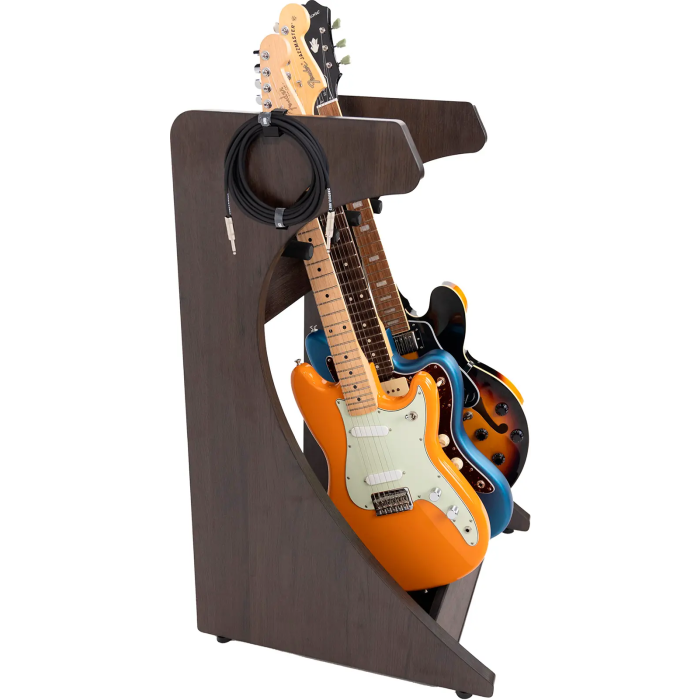 Frameworks Soporte Rack 3 Guitarras Marrón 1 Frameworks Soporte Rack 3 Guitarras Marrón 1