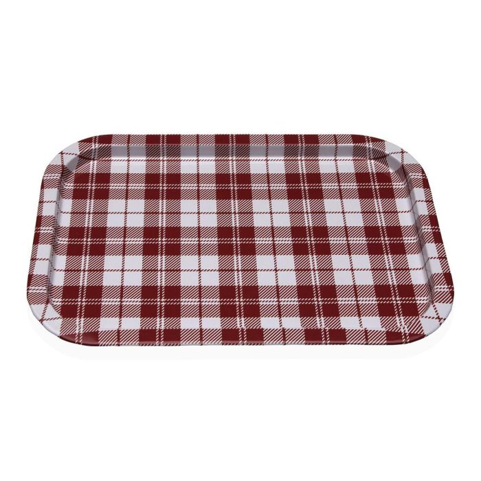 Bandeja Versa Vichy Rojo 23 X 1,5 X 34 CM 0 Bandeja Versa Vichy Rojo 23 X 1,5 X 34 CM 0