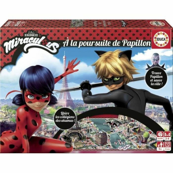 MILAGROSO Juego de mesa Ladybug: A La Poursuite De Papillon