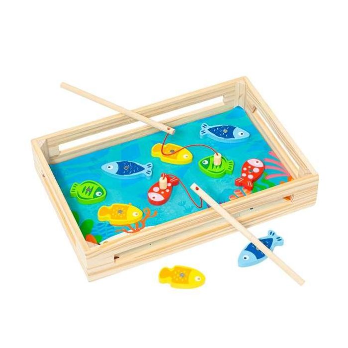 Juego de pesca de madera. 22x22x8.50cm Juego de pesca de madera. 22x22x8.50cm
