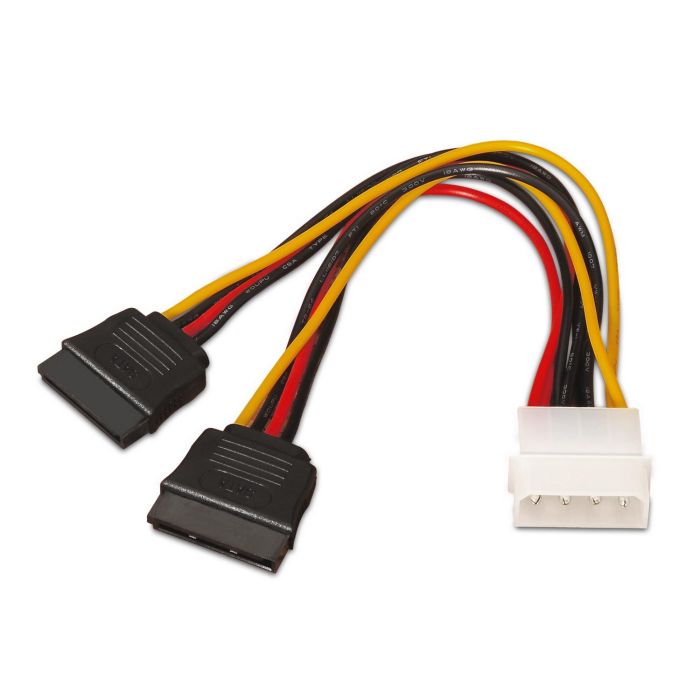 AISENS - CABLE SATA ALIMENTACIoN, MOLEX 4PIN/M-2XSATA/H, 20CM AISENS - CABLE SATA ALIMENTACIoN, MOLEX 4PIN/M-2XSATA/H, 20CM