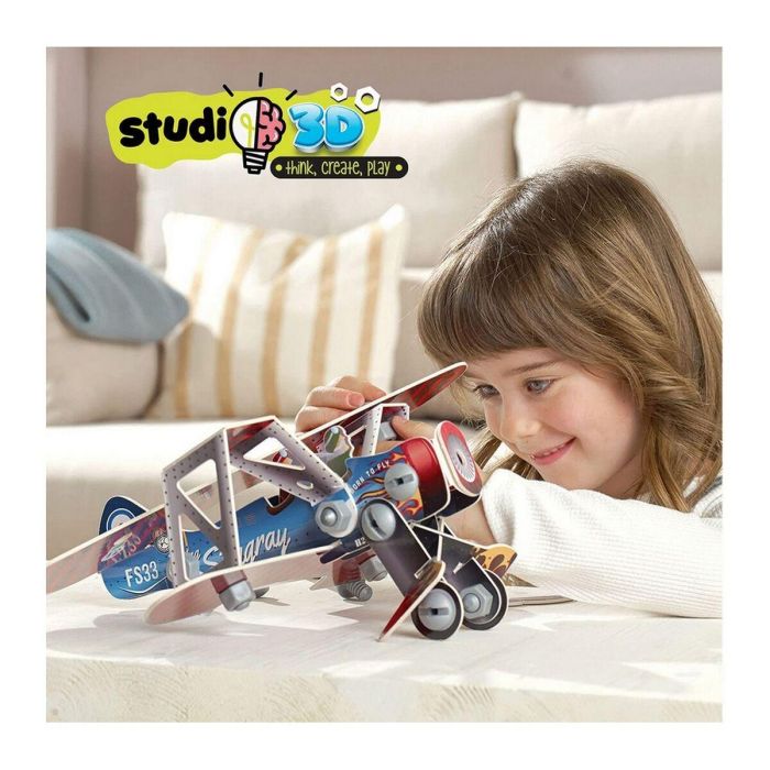 Avión de Maqueta Educa Studio 3D 56 Piezas (37 x 30 x 15 cm) 4 Avión de Maqueta Educa Studio 3D 56 Piezas (37 x 30 x 15 cm) 4