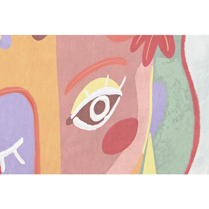 DKD Home Decor Cuadro Multicolor Mujer 4 x 93 x 63 cm (2 Unidades) 2