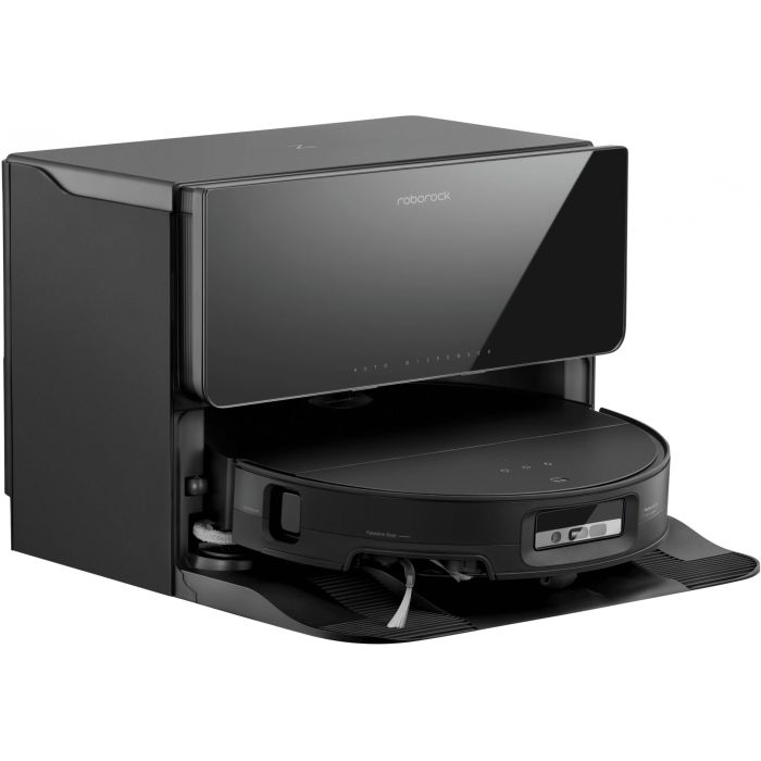Roborock Saros 10 Robot Aspirador Fregasuelos con RockDock Ultra Negro, 6400mAh, Auto-vaciado y secado 1 Roborock Saros 10 Robot Aspirador Fregasuelos con RockDock Ultra Negro, 6400mAh, Auto-vaciado y secado 1