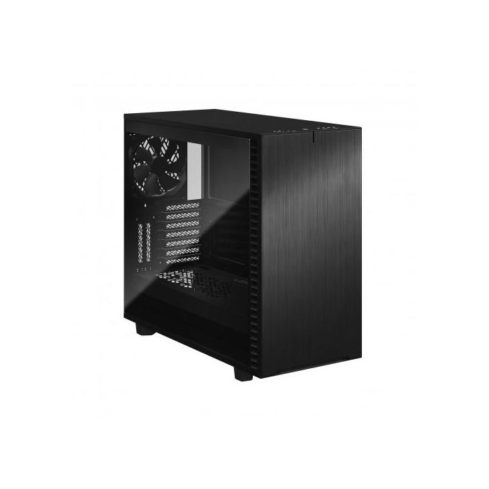 DISEÑO FRACTAL Define 7 Panel de vidrio templado teñido negro 1