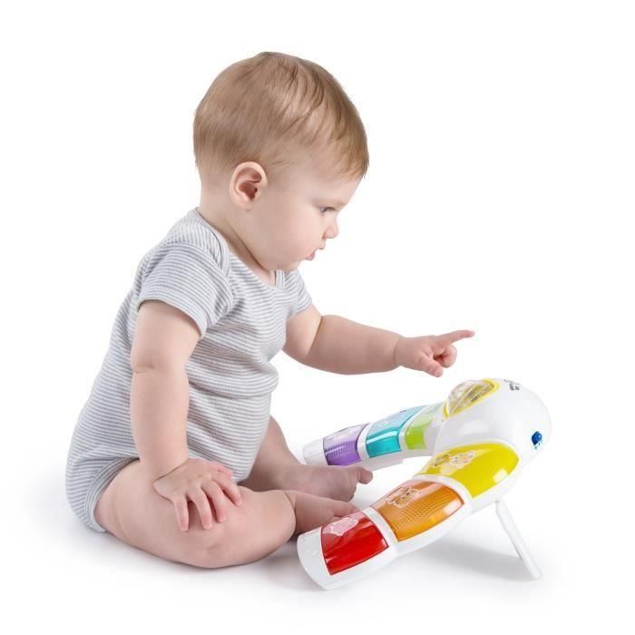 BABY EINSTEIN - Piano musical - Juguete de actividades con luces, música y sonajero, 3 modos - Multilingüe 3 BABY EINSTEIN - Piano musical - Juguete de actividades con luces, música y sonajero, 3 modos - Multilingüe 3