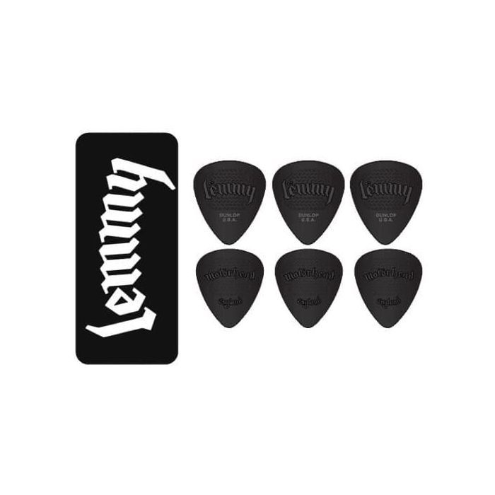 DUNLOP Bote De 6 Púas Heavy Medidas 8.6x3x1.3 cm