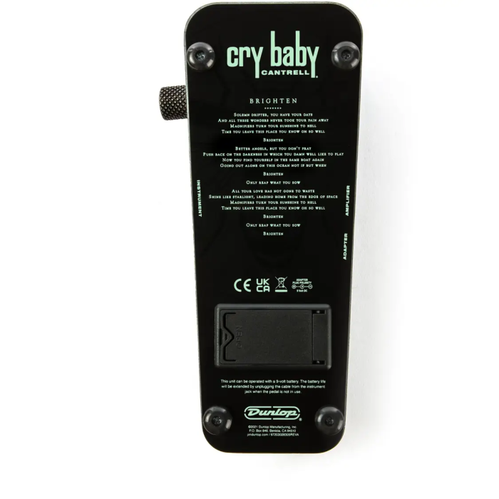 Dunlop Cry Baby Wah Jerry Cantrell Firefly Pedal de Efectos 2