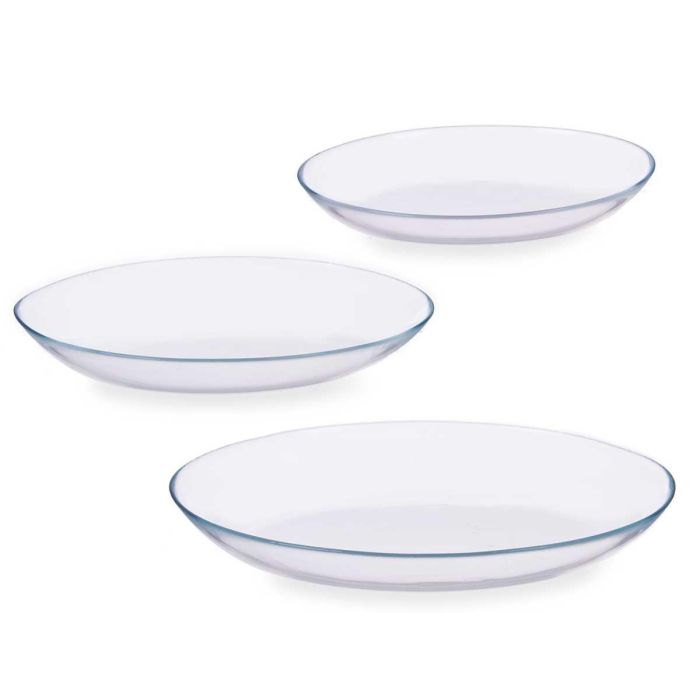 Set 3 Platos Oval Invitation 21Cm + 25Cm + 29Cm Pasabahce (4 Unidades) 1 Set 3 Platos Oval Invitation 21Cm + 25Cm + 29Cm Pasabahce (4 Unidades) 1