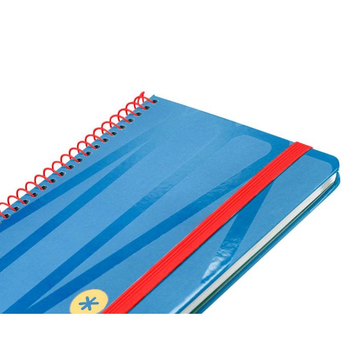 Agenda Espiral Antartik Bold A6 2025 Semana Vista Color Azul Papel 80 gr 6