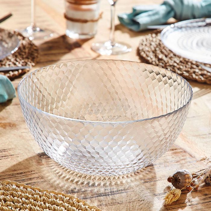 Ensaladera Vidrio Pampille Clear Luminarc 24 cm 3 Ensaladera Vidrio Pampille Clear Luminarc 24 cm 3