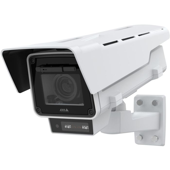 Axis Q1656-LE Cámara IP Box Exterior 4MP Varifocal 3.9-10mm IR50 WDR IK10 IP66/IP67 con DLPU, Limpiaparabrisas y Control Temp Ártico