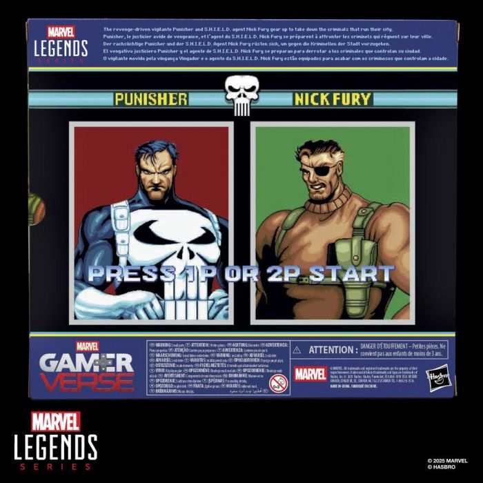 Blister 2 figuras Punisher & Nick Fury The Punisher Gamerverse Marvel Legends Series 15cm 10 Blister 2 figuras Punisher & Nick Fury The Punisher Gamerverse Marvel Legends Series 15cm 10
