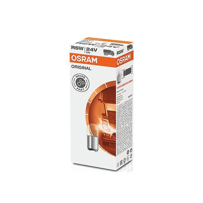 Osram 5626 Bombilla 24V 5W BA15D Blanca 10 Unidades 0 Osram 5626 Bombilla 24V 5W BA15D Blanca 10 Unidades 0