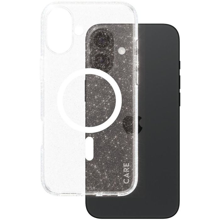 CARE Case Flagship Star Lit White MagSAFE para iPhone 16 Plus