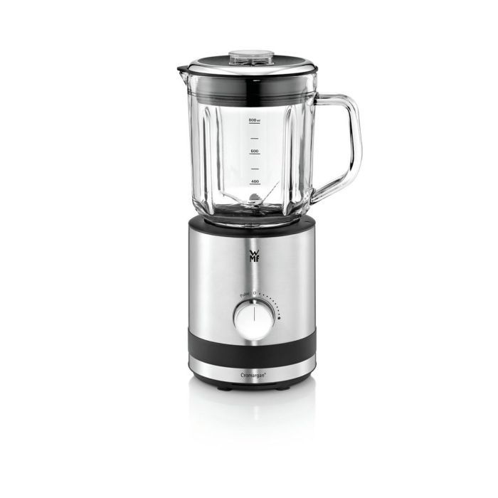 WMF 0416490011 KITCHENminis Coup Batidora de vaso 0.8L 400W Negro/Acero inoxidable, jarra de vidrio con 6 cuchillas