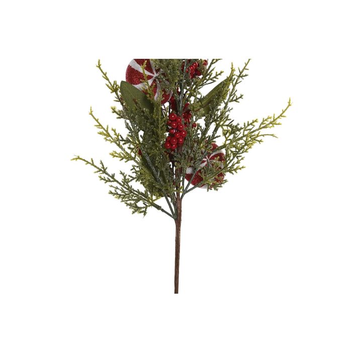 Rama Navidad Tradicional DKD Home Decor Verde Rojo 20 x 56 x 20 cm (12 Unidades) 2