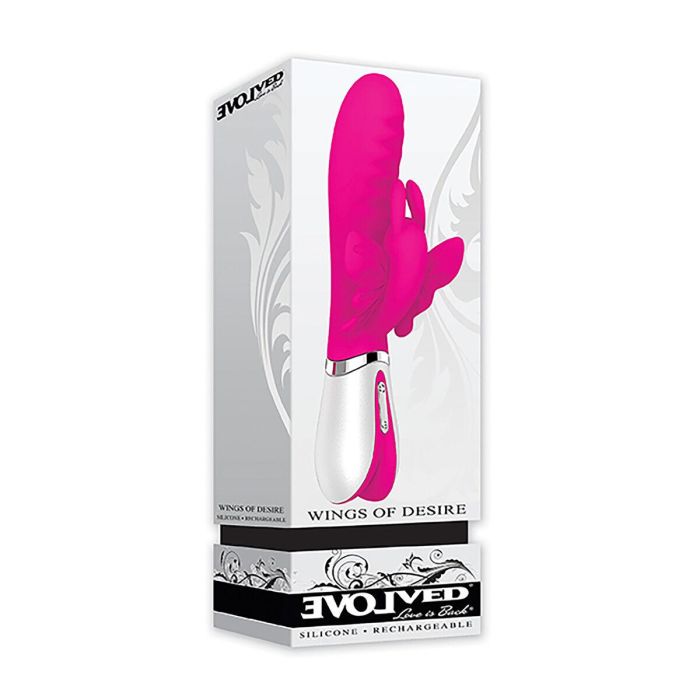 Vibrador Evolved Wings of desire Rosa Mariposa 1