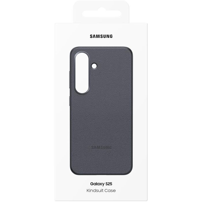 Samsung EF-VS931 Funda Kindsuit para Samsung Galaxy S25 6.2" de imitación piel color negro con protección contra caídas y rayones 12