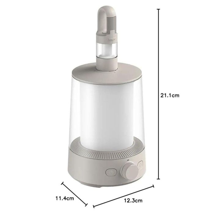 Xiaomi BHR7349GL Linterna de Camping a Pilas, LED, 230 lm, IP54, Batería Ión de Litio, Carga USB, Color Crema/Blanco 9