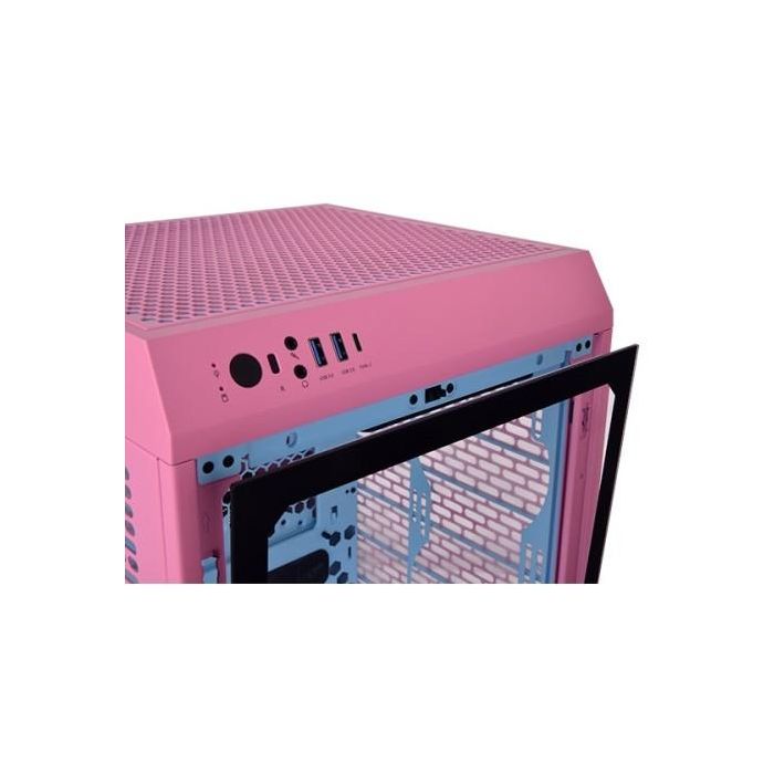 Thermaltake The Tower 200 Mini Tower PC Bubble Pink 5 Thermaltake The Tower 200 Mini Tower PC Bubble Pink 5