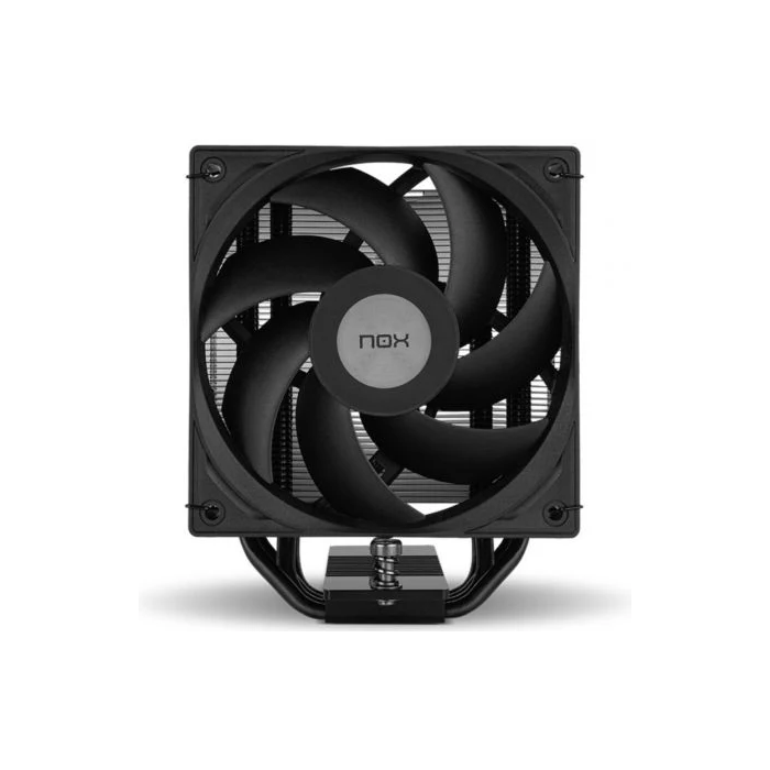 Nox NXHUMMERR400BK Ventilador con Disipador Hummer R-400 / 12cm CPU Cooler PWM 120mm Intel AMD Negro 235W TDP 4 Heatpipes 1