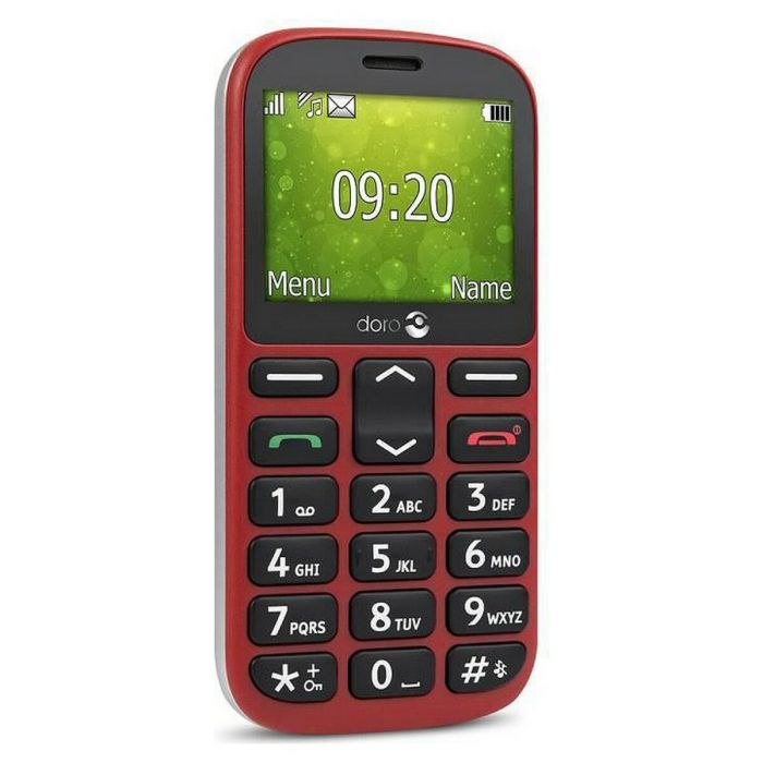 Teléfono Móvil para Mayores Doro 1360 Rojo 2G 3
