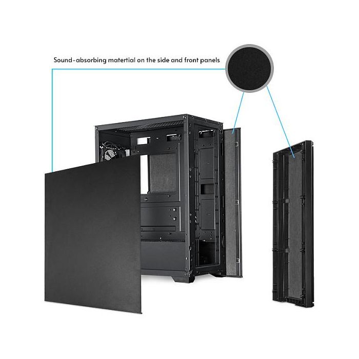 Chieftec AS-02B-OP Caja Midi Tower PC Negra 8