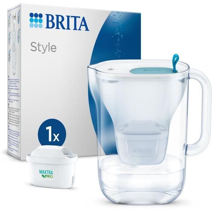 Estilo azul de Filtro BRITA CARAFE (2.4L) incluyó 1 cartucho de filtro Maxtra Pro All-1 Estilo azul de Filtro BRITA CARAFE (2.4L) incluyó 1 cartucho de filtro Maxtra Pro All-1