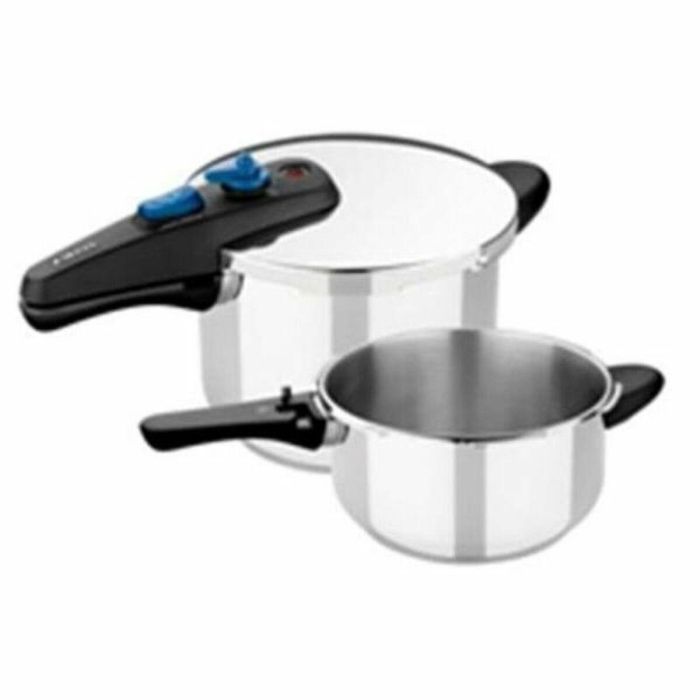 Olla Express Monix M570005 (2 pcs) Acero Inoxidable 6 L Olla Express Monix M570005 (2 pcs) Acero Inoxidable 6 L