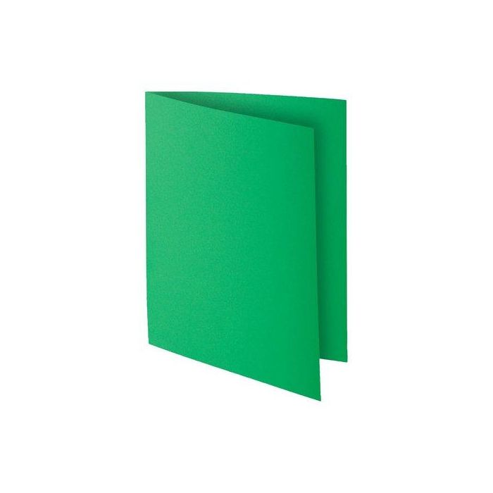 Exacompta Subcarpeta de cartulina DIN A4 verde oscuro 80 g para documentos