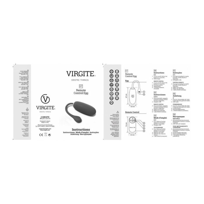Huevo Vibrador Virgite Rosa 2 Huevo Vibrador Virgite Rosa 2