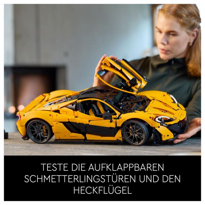 Lego 42172 McLaren P1 - Kit de Modelo de Hiperdeportivo para Adultos Entusiastas de Vehículos 30