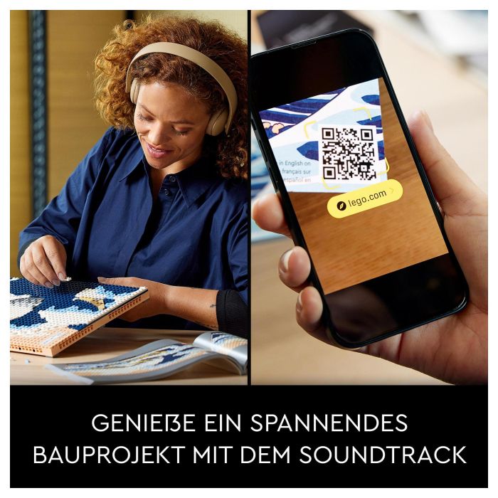 LEGO ART 31208 Hokusai - La Gran Ola, Juego de Construcción, 1810 Piezas, Multicolor