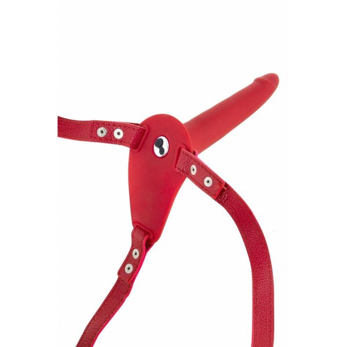 Consolador con arnés Fetish Tentation Rojo Silicona 2