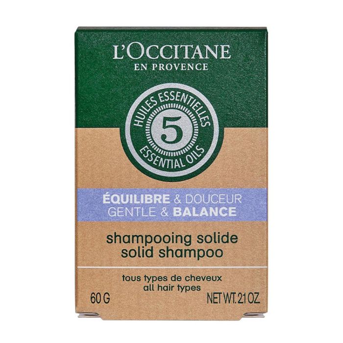 Loccitane Gentle&balance jabón sólido champú 60 ml