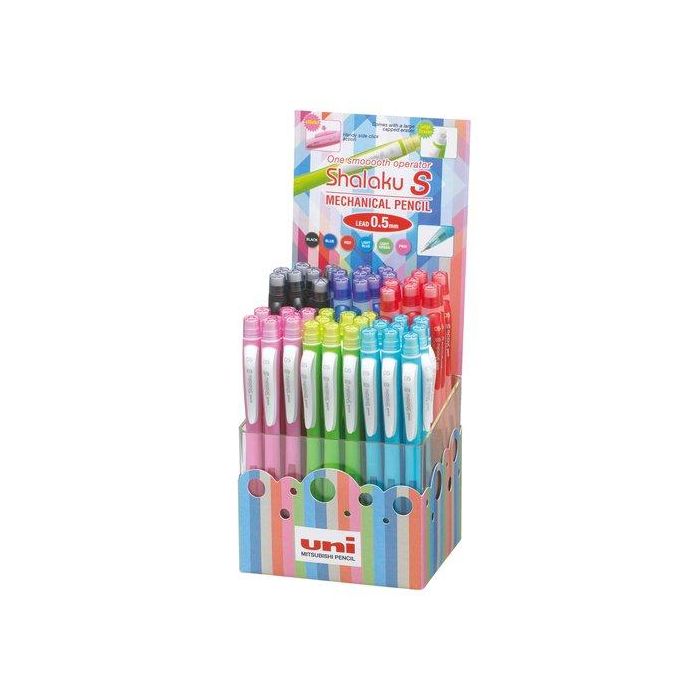 Portaminas Uni-Ball Shalaku S M5-228 0,5 Mm Surtido Expositor De 48