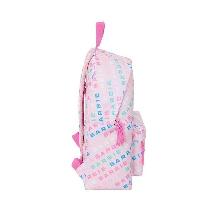 Mochila Escolar Barbie Logomania Rosa claro 33 x 42 x 15 cm 2 Mochila Escolar Barbie Logomania Rosa claro 33 x 42 x 15 cm 2